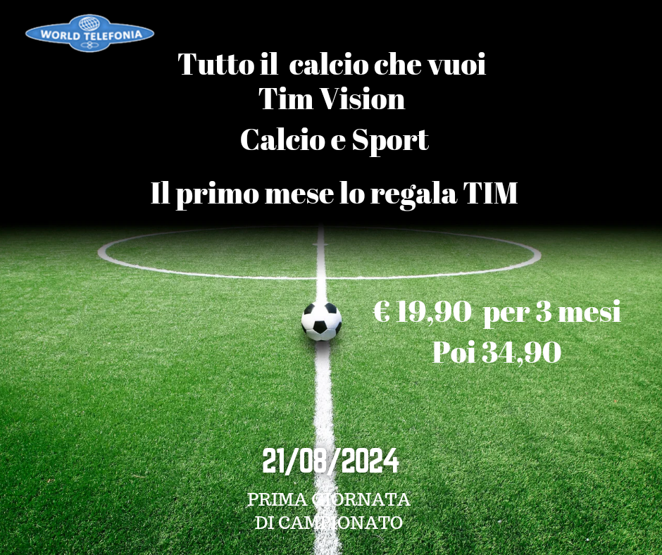 Tim Vision calcio e sport